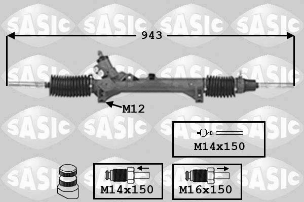 Sasic 7006092 - Stūres mehānisms ps1.lv