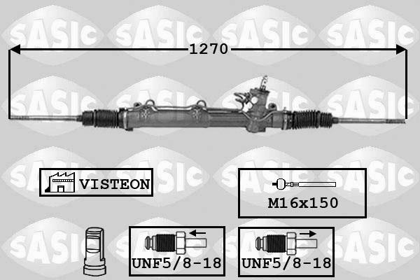 Sasic 7006064 - Stūres mehānisms ps1.lv