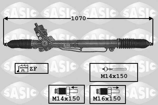 Sasic 7006004 - Stūres mehānisms ps1.lv