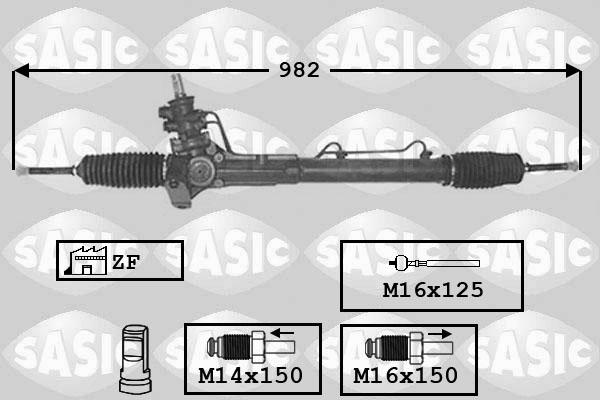 Sasic 7006014 - Stūres mehānisms ps1.lv