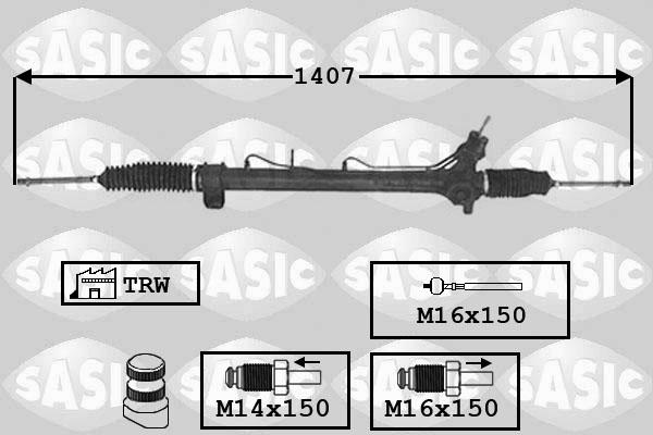 Sasic 7006018 - Stūres mehānisms ps1.lv