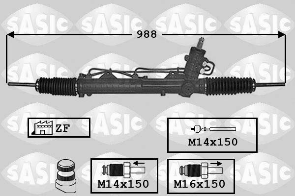 Sasic 7006013 - Stūres mehānisms ps1.lv