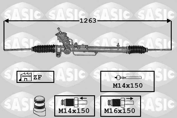 Sasic 7006140 - Stūres mehānisms ps1.lv