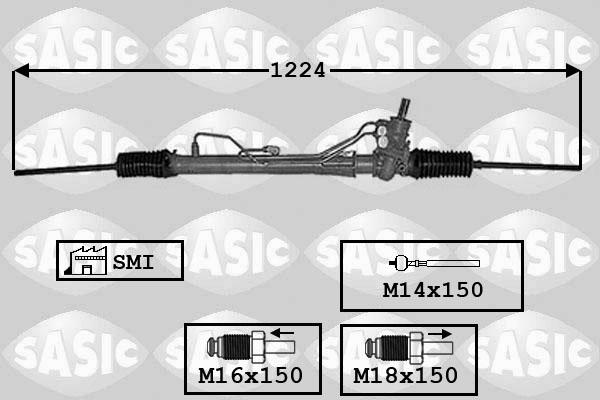 Sasic 7006134 - Stūres mehānisms ps1.lv