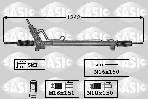 Sasic 7006130 - Stūres mehānisms ps1.lv