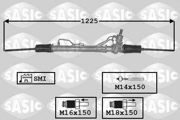 Sasic 7006131 - Stūres mehānisms ps1.lv