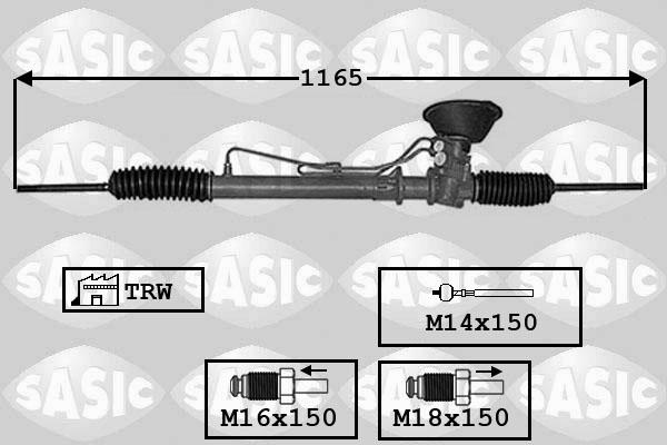 Sasic 7006133 - Stūres mehānisms ps1.lv