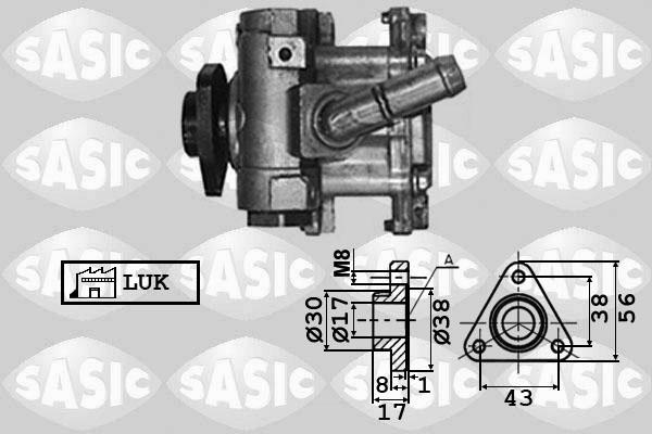 Sasic 7076040 - Hidrosūknis, Stūres iekārta ps1.lv