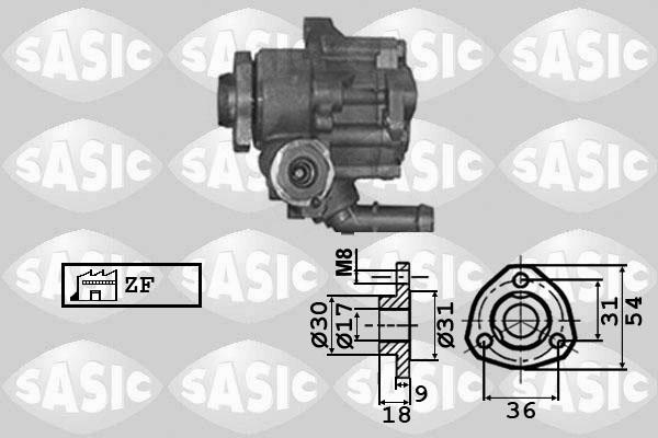 Sasic 7076023 - Hidrosūknis, Stūres iekārta ps1.lv