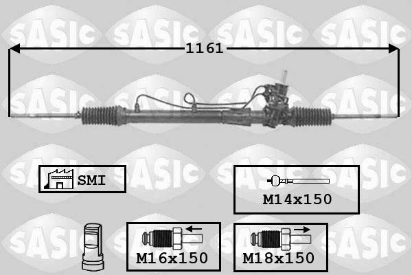 Sasic 7174006 - Stūres mehānisms ps1.lv