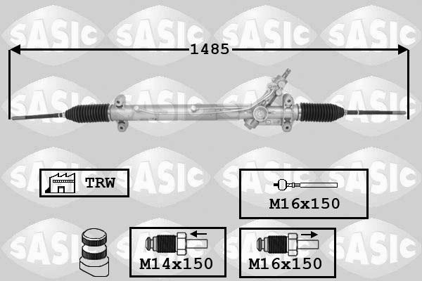 Sasic 7176068 - Stūres mehānisms ps1.lv