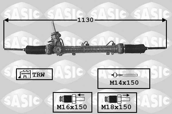 Sasic 7176005 - Stūres mehānisms ps1.lv