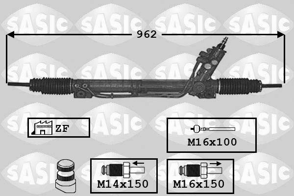 Sasic 7176034 - Stūres mehānisms ps1.lv