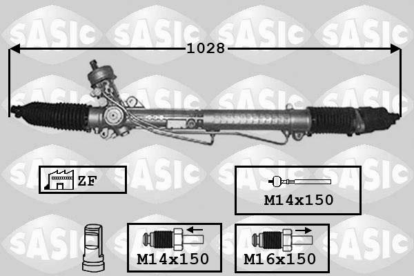 Sasic 7176037 - Stūres mehānisms ps1.lv