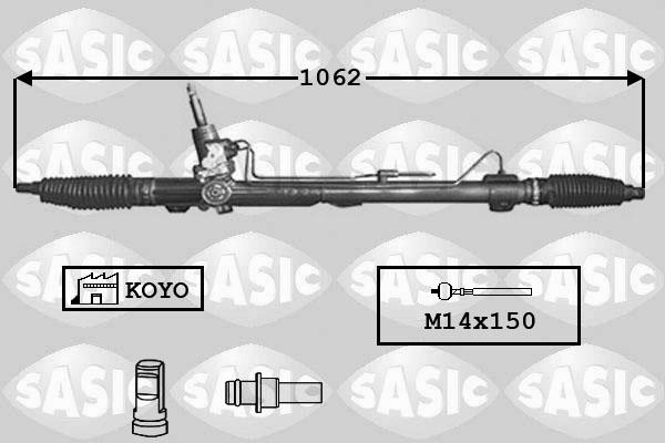 Sasic 7170001 - Stūres mehānisms ps1.lv