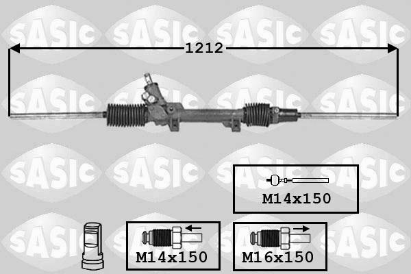 Sasic 7170007 - Stūres mehānisms ps1.lv