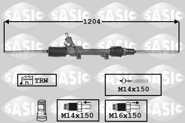 Sasic 7170012 - Stūres mehānisms ps1.lv