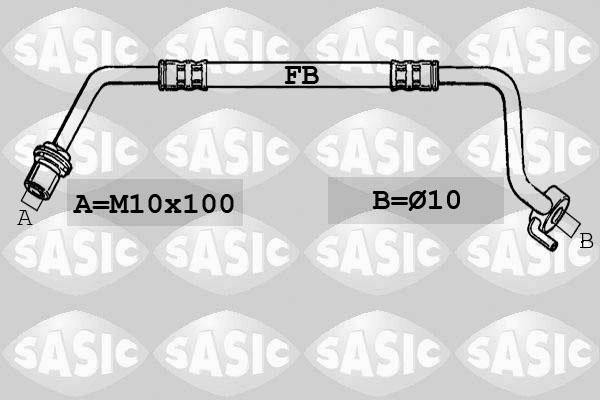 Sasic SBH6341 - Bremžu šļūtene ps1.lv