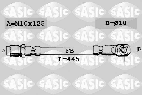 Sasic SBH6351 - Bremžu šļūtene ps1.lv