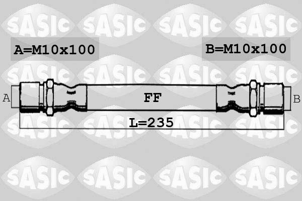 Sasic SBH6362 - Bremžu šļūtene ps1.lv