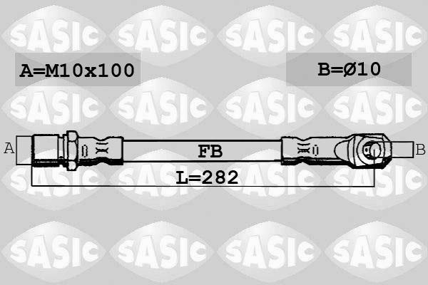 Sasic SBH6300 - Bremžu šļūtene ps1.lv