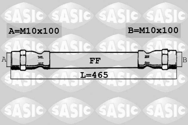 Sasic SBH6389 - Bremžu šļūtene ps1.lv