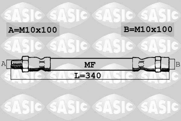 Sasic SBH6380 - Bremžu šļūtene ps1.lv