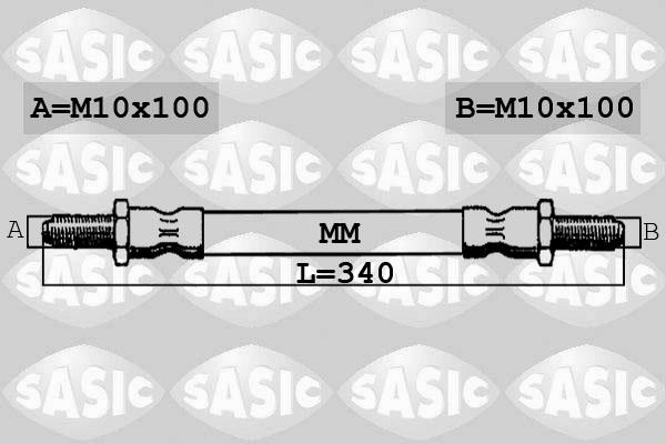 Sasic SBH6334 - Bremžu šļūtene ps1.lv