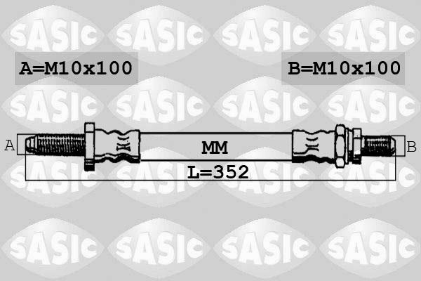 Sasic SBH6337 - Bremžu šļūtene ps1.lv