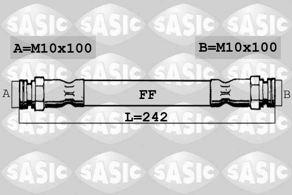 Sasic SBH6292 - Bremžu šļūtene ps1.lv