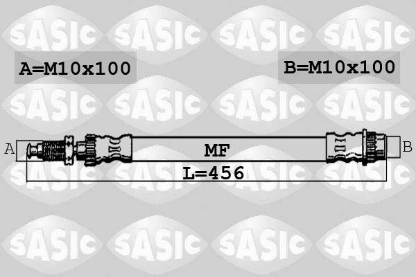 Sasic SBH0151 - Bremžu šļūtene ps1.lv