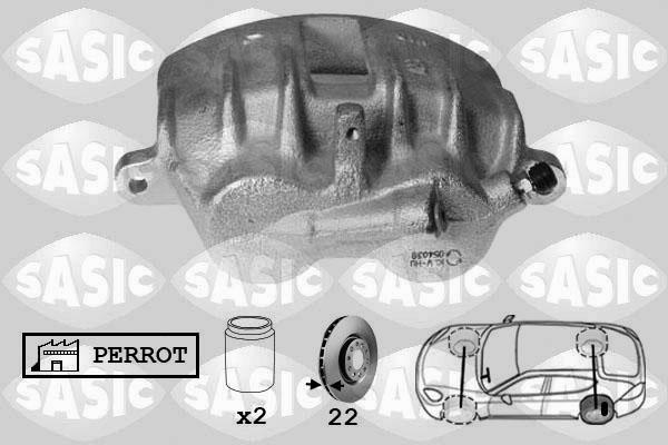 Sasic SCA6582 - Bremžu suports ps1.lv