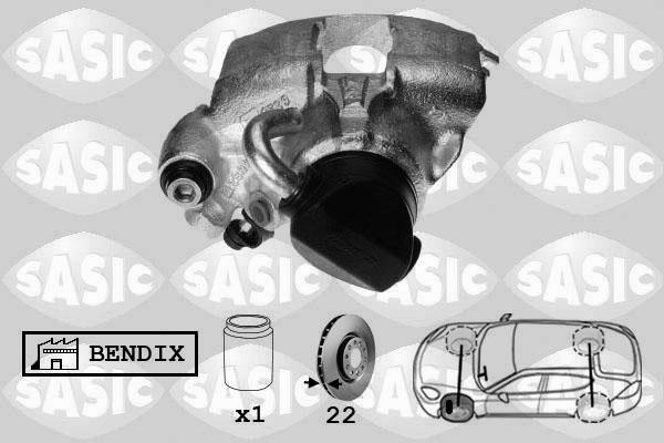 Sasic SCA0098 - Bremžu suports ps1.lv