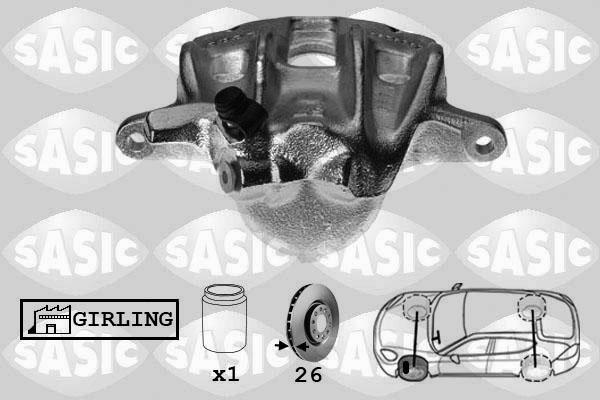 Sasic SCA0076 - Bremžu suports ps1.lv