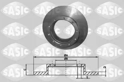 Sasic T613001 - Bremžu diski ps1.lv