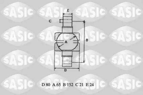 Sasic T773019 - Remkomplekts, Balstiekārtas svira ps1.lv