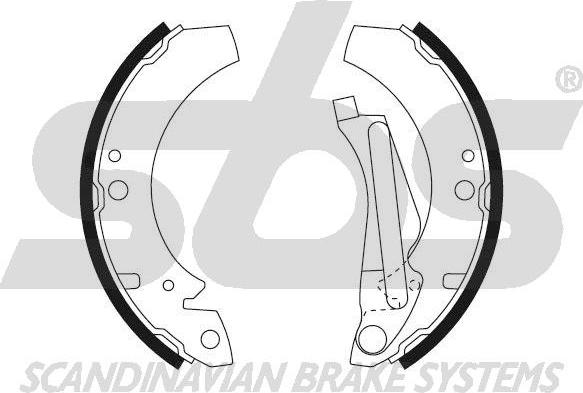 SBS 18492747266 - Bremžu loku komplekts ps1.lv