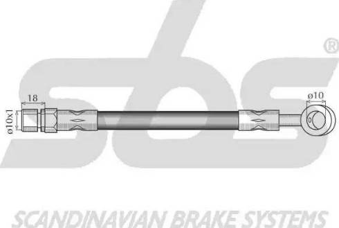 SBS 1330.855020 - Bremžu šļūtene ps1.lv