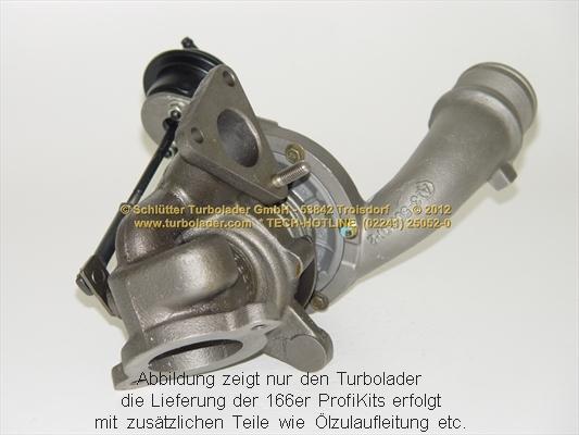 Schlütter Turbolader 166-09070 - Kompresors, Turbopūte ps1.lv