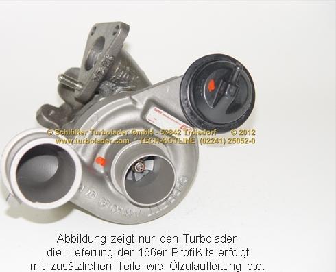 Schlütter Turbolader 166-09050EOL - Kompresors, Turbopūte ps1.lv