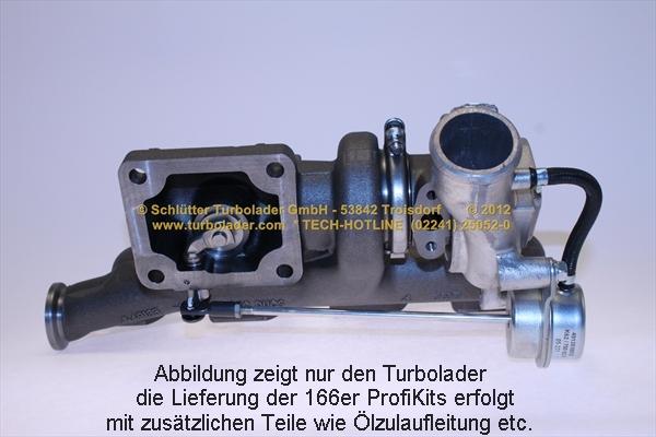 Schlütter Turbolader 166-09375EOL - Kompresors, Turbopūte ps1.lv