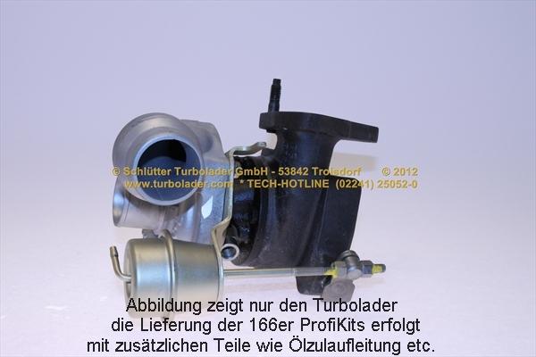 Schlütter Turbolader 166-09250EOL - Kompresors, Turbopūte ps1.lv