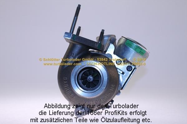 Schlütter Turbolader 166-09230 - Kompresors, Turbopūte ps1.lv