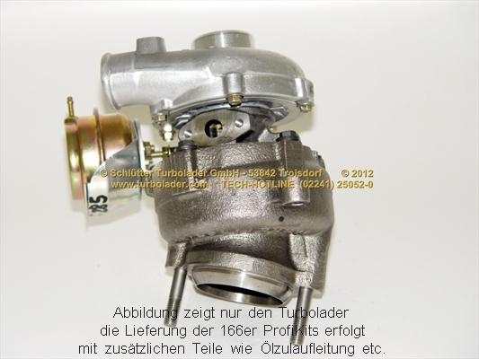 Schlütter Turbolader 166-04021 - Kompresors, Turbopūte ps1.lv