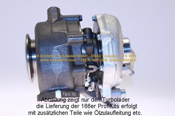 Schlütter Turbolader 166-05181EOL - Kompresors, Turbopūte ps1.lv