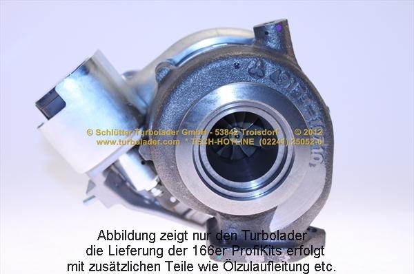 Schlütter Turbolader 166-05185EOL - Kompresors, Turbopūte ps1.lv