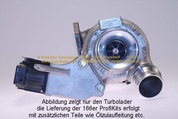 Schlütter Turbolader 166-05225 - Kompresors, Turbopūte ps1.lv