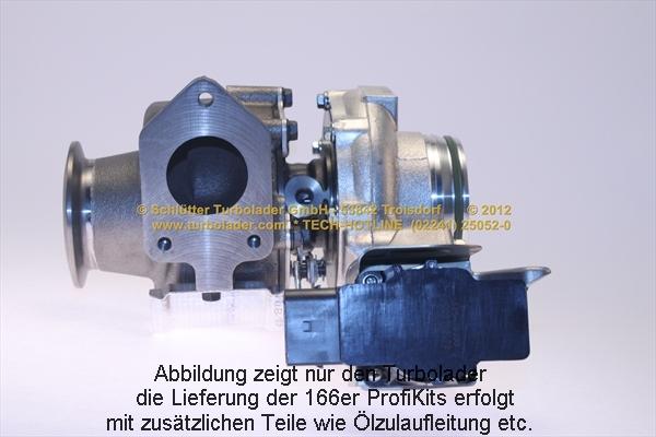 Schlütter Turbolader 166-05225EOL - Kompresors, Turbopūte ps1.lv