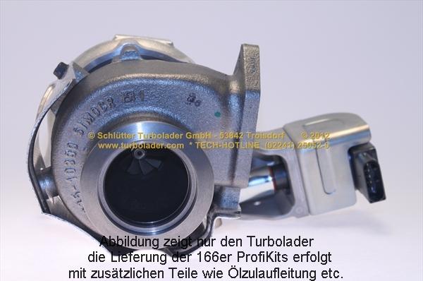 Schlütter Turbolader 166-05220 - Kompresors, Turbopūte ps1.lv