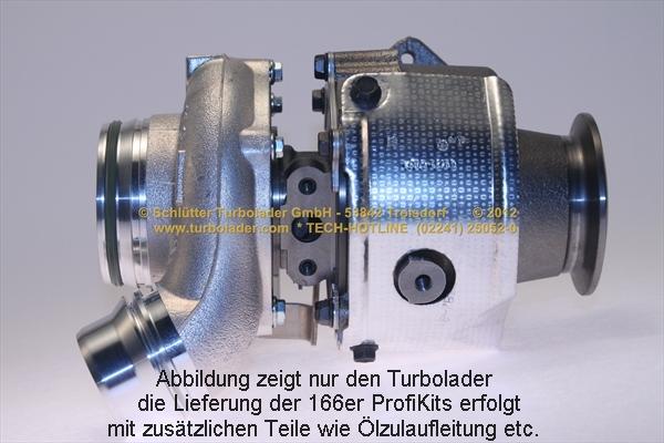 Schlütter Turbolader 166-05225 D - Kompresors, Turbopūte ps1.lv